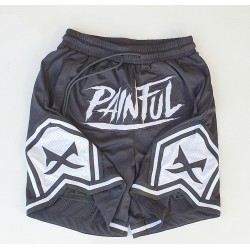 Painful clothing -  limited  EMBROIDERED basket short