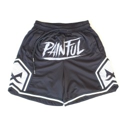 Painful clothing -  limited  EMBROIDERED basket short