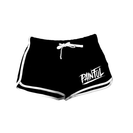 Painful clothing - woman hotpant black and white