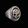 Painful clothing - skull steel ring