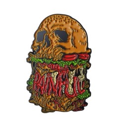 Painful clothing -  BURGER enamel pin