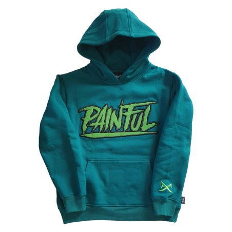 Painful clothing - Sweat capuche premium vert Painful clothing