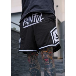 Painful clothing -  limited  EMBROIDERED basket short