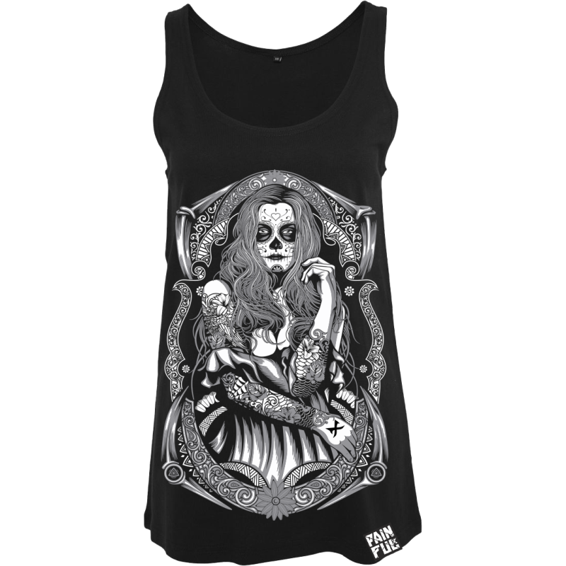 Painful clothing -   Lady Calavera woman tank