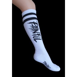 Painful Clothing - grande chaussettes trash logo