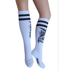 Painful clothing - knee high trash logo socks