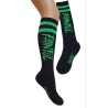 Painful Clothing - Chaussettes haute verte