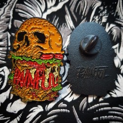 Painful clothing - PINS émaillé BURGER skull