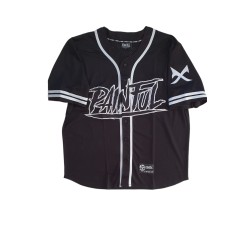 Chemise de baseball noire Painful clothing