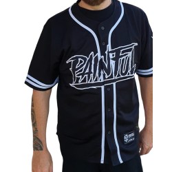 Chemise de baseball noire Painful clothing