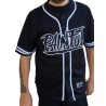 Painful clothing -  Black baseball jersey shirt