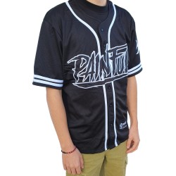 Chemise de baseball noire Painful clothing