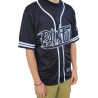 Painful clothing -  Black baseball jersey shirt