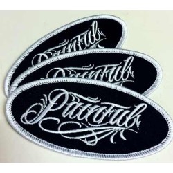 painful clothing logo patch