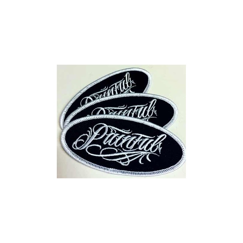 painful clothing logo patch