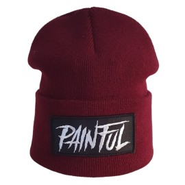 Painful clothing - BONNET Patch trash Bordeaux