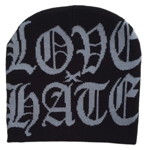 Bonnet Love Hate Noir