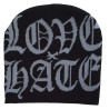 Bonnet Love Hate Noir