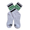 Chaussettes Crew white green