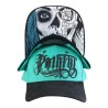 Halfskull baseball cap