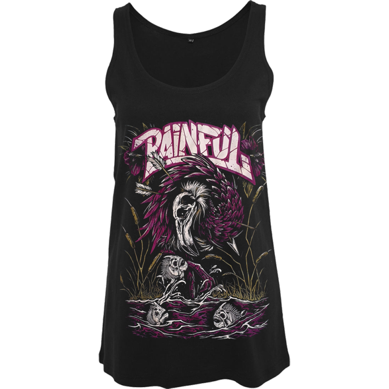flamingo woman tank