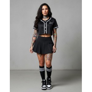 Chemise baseball femme