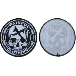 Painful clothing - skull patch