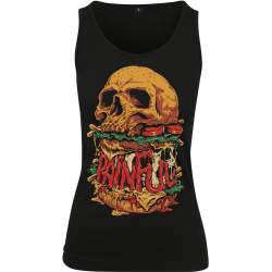 Painful clothing - Burger of death woman tank