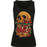 Painful clothing - Burger of death woman tank