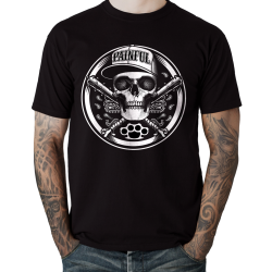 Painful clothing - Hardcore tshirt with skull and batte
