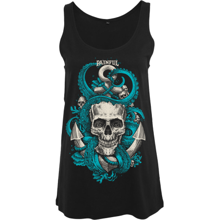 Painful - débardeur femme painful clothing Octoskull