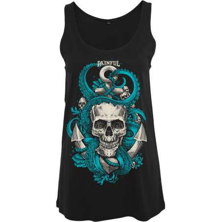 Painful clothing - Octoskull woman tank