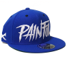 Painful clothing - casquette bleu royal trash logo