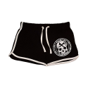 Woman black and white hotpant 