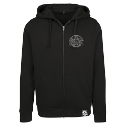 Painful clothing -  Saturated goth zip hoodie